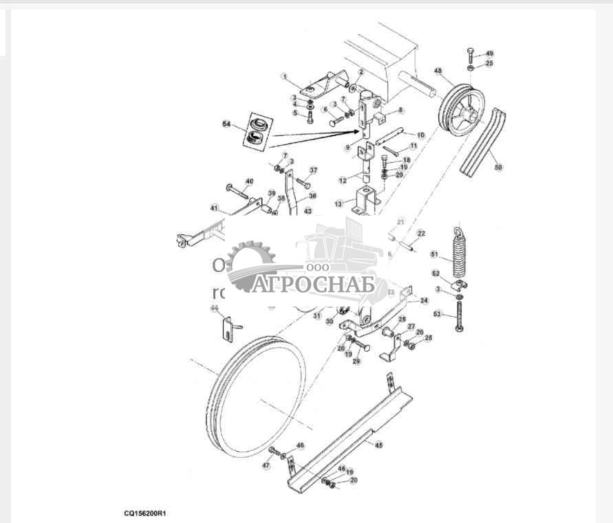 DRIVE PULLEY AND PLATFORM DRIVE 